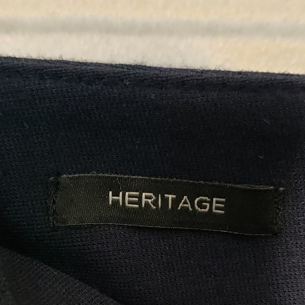 Talbots Women 16WP Heritage Pants Navy Blue Straight Leg Career Stretch - Picture 3 of 12